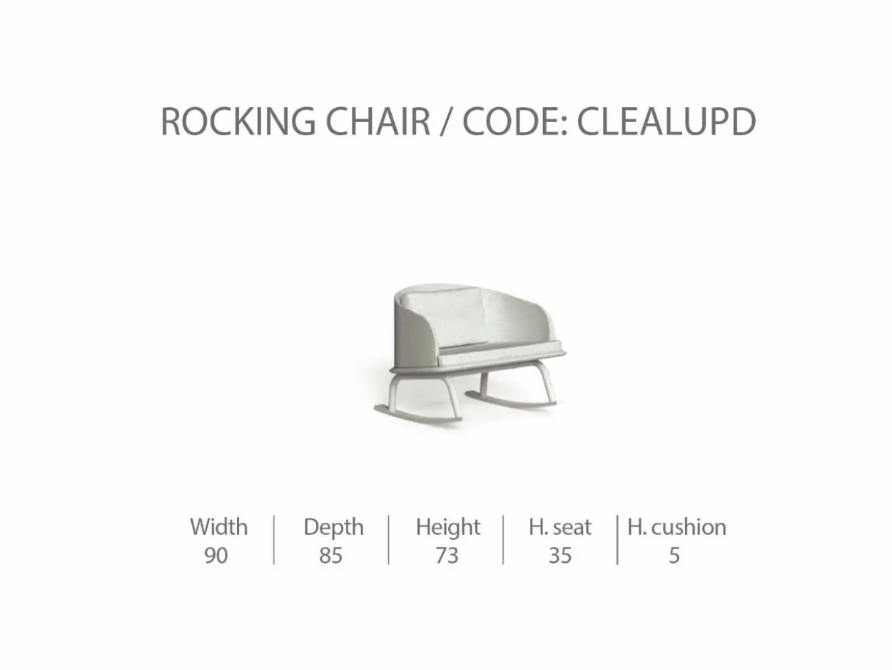 Sedia a Dondolo CleoSoft/Alu