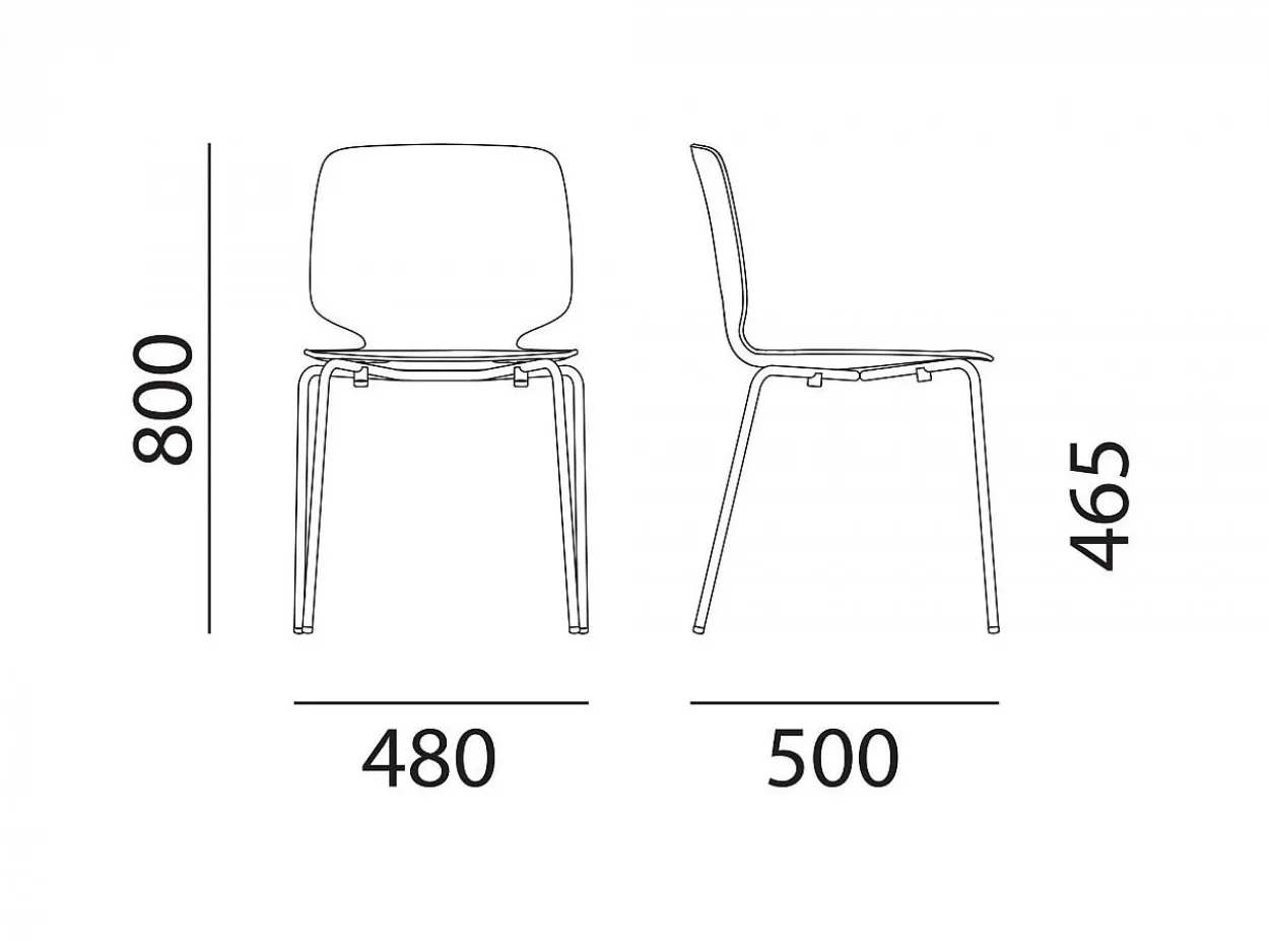 Sedia Babila 2730 per interni