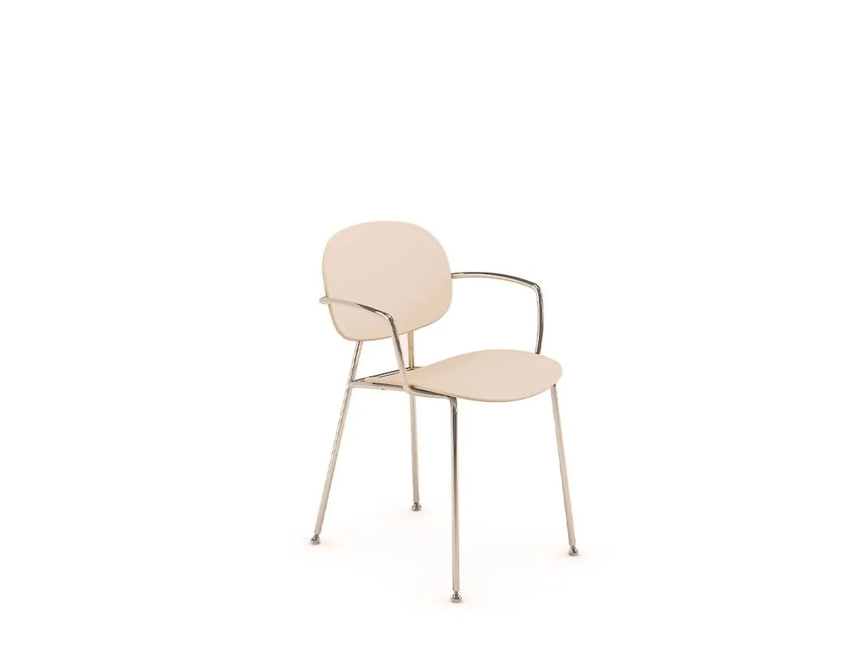 Sedia con braccioli Tondina Pop
