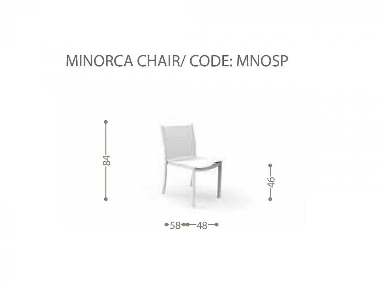 Sedia da giardino Minorca