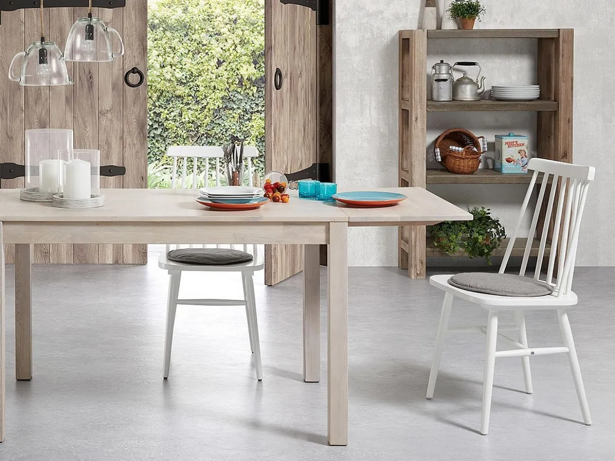 Sedia Kenza legno caucciù