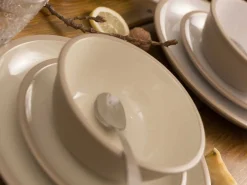 Servizio tavola Bistrot 18 pezzi in gres