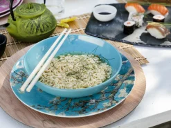 Servizio tavola Japanese Dream 18 pezzi in gres e New Bone China