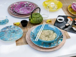 Servizio tavola Japanese Dream 18 pezzi in gres e New Bone China