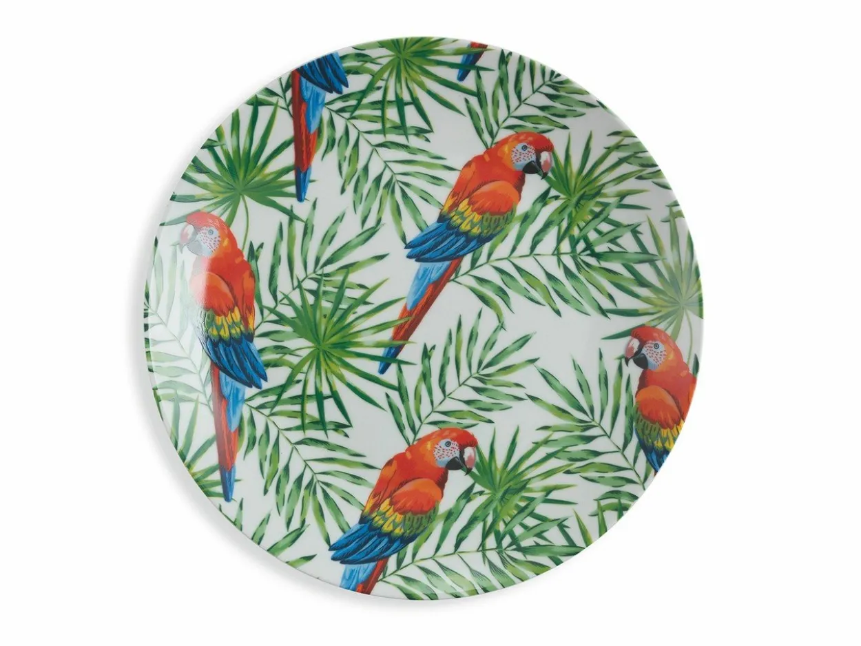 Servizio tavola Parrot Jungle 18 pezzi in porcellana