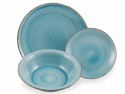Servizio tavola Shades of Ocean 18 pezzi in gres