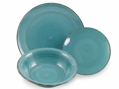 Servizio tavola Shades of Ocean 18 pezzi in gres