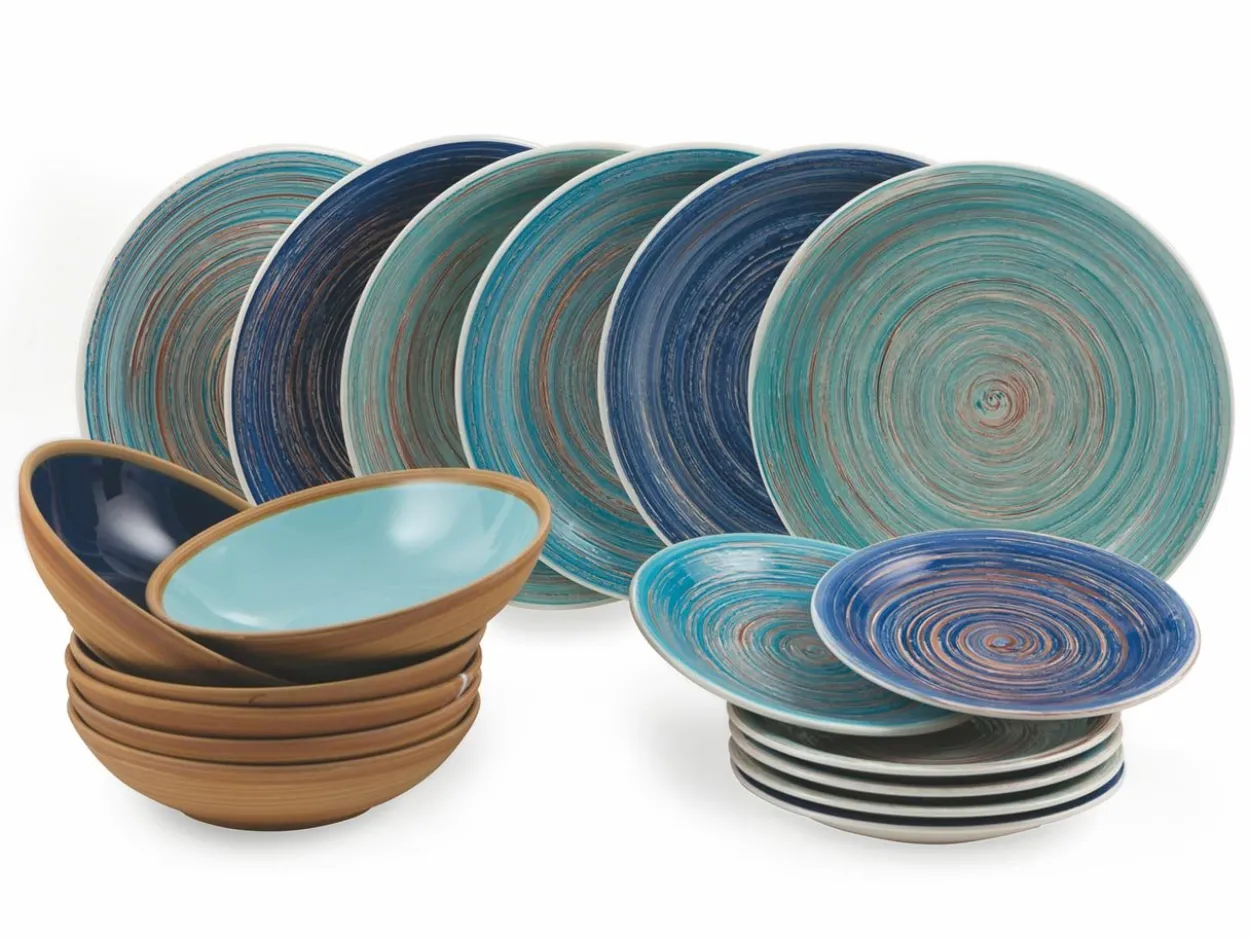 Servizio tavola Shades of Terramar 18 pezzi in gres