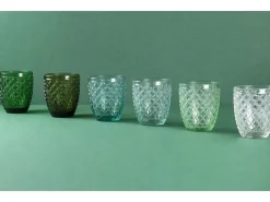 Set 6 bicchieri acqua Castle Greenery