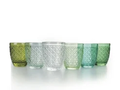 Set 6 bicchieri acqua Castle Greenery