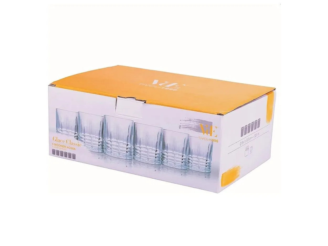Set 6 bicchieri acqua Glace Classic