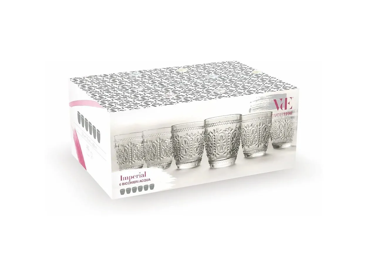 Set 6 bicchieri acqua Imperial