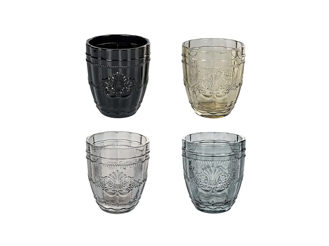Set 4 bicchieri acqua Syrah Stones