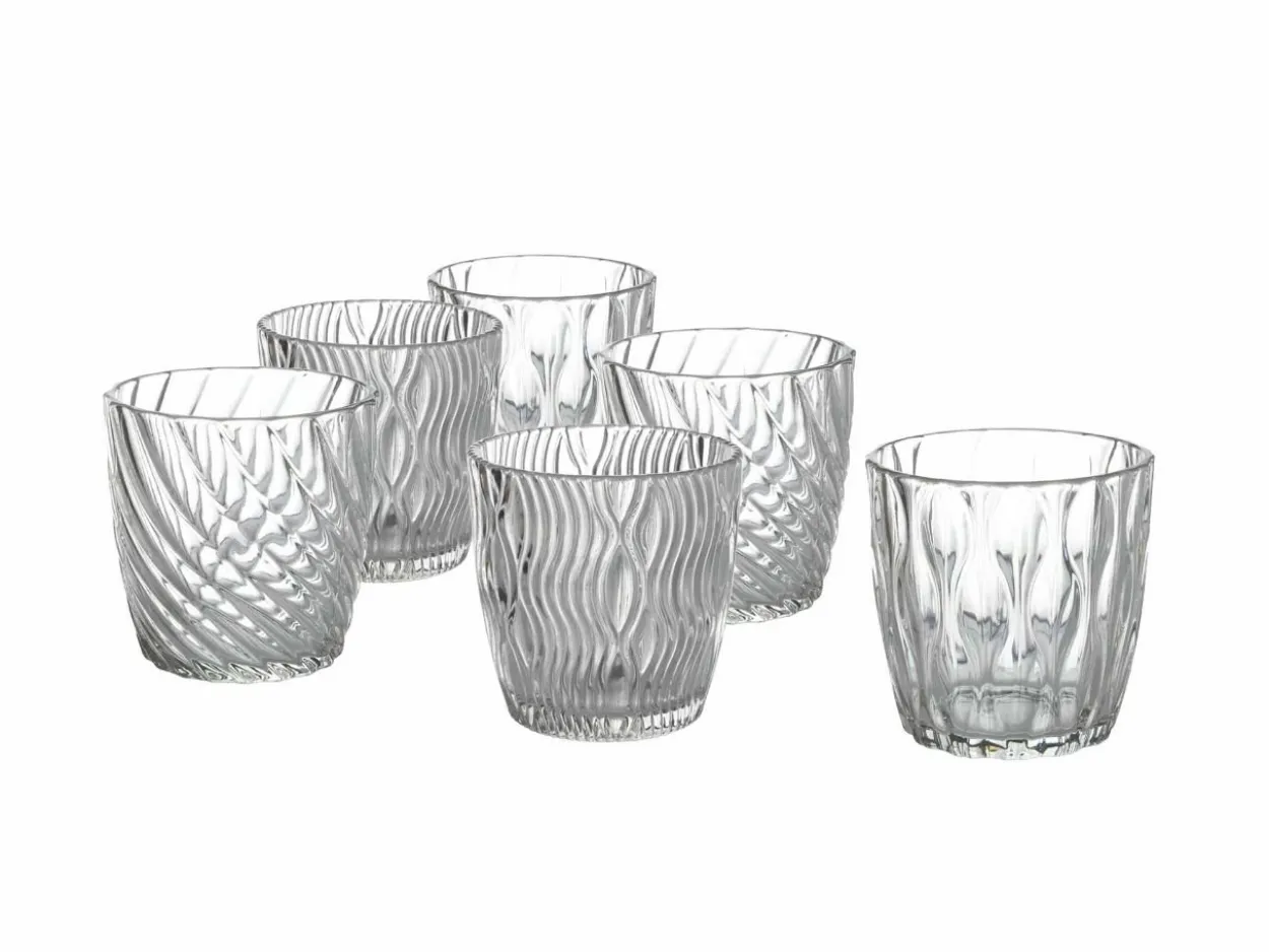 Set 6 bicchieri acqua Waves