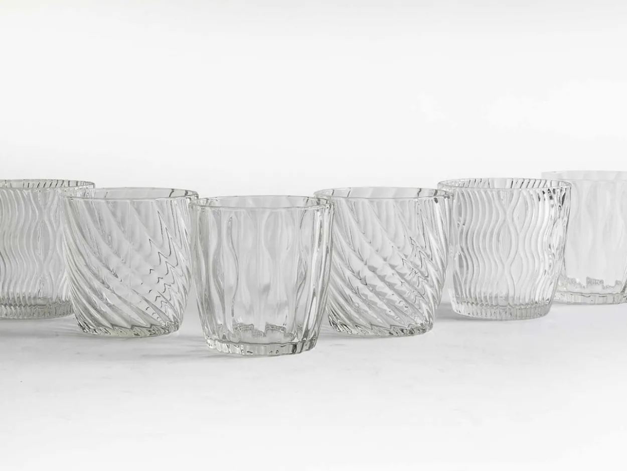 Set 6 bicchieri acqua Waves
