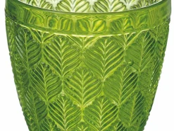 Set bicchieri Bali Leaf 6 pezzi 320 ml in vetro