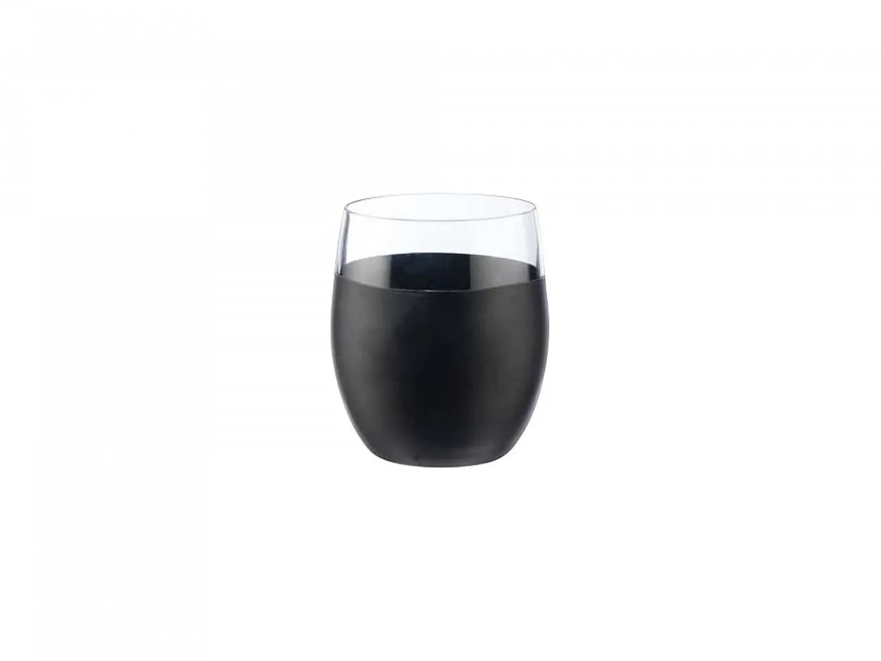 Set bicchieri Galassia acqua nero mat 6 pezzi