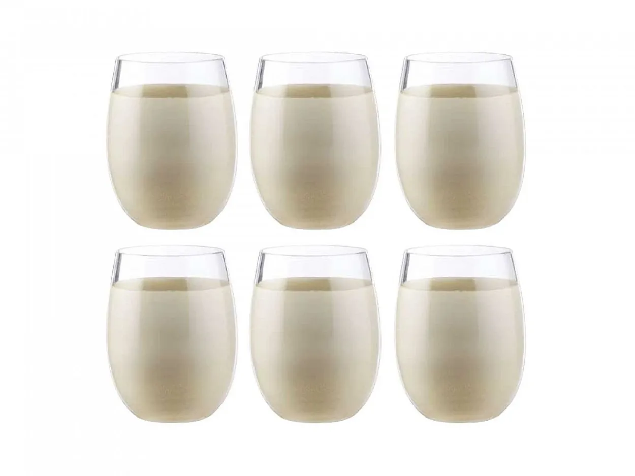 Set bicchieri Galassia vino sabbia mat 6 pezzi