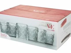 Set bicchieri Marrakech 6 pezzi 240 ml in vetro