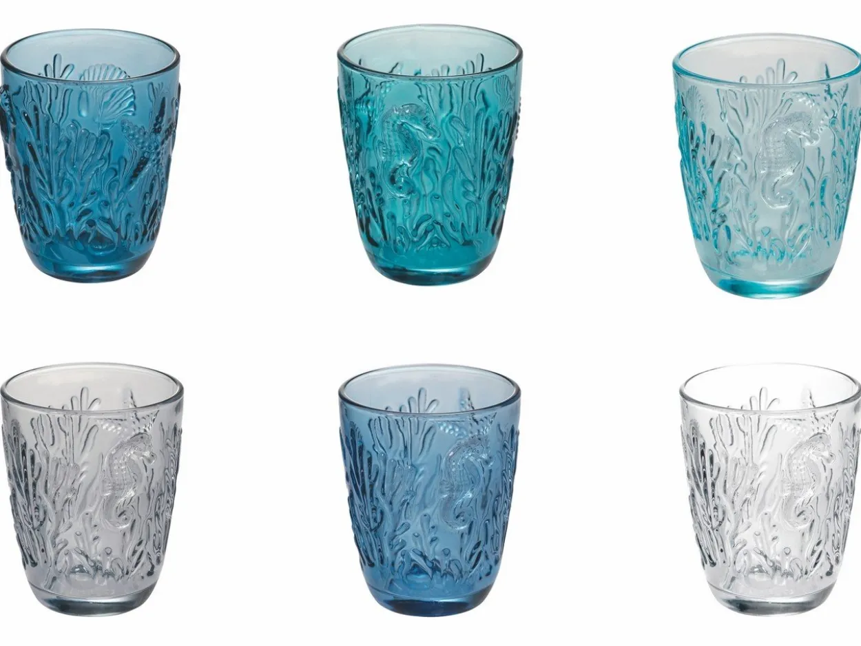 Set bicchieri Pantelleria 6 pezzi acqua 230 ml in vetro