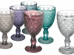 Set calici Castle 6 pezzi 280 ml in vetro