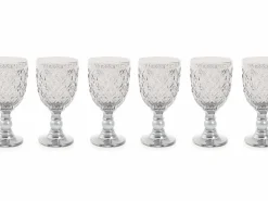 Set calici Marrakech 6 pezzi 280 ml in vetro