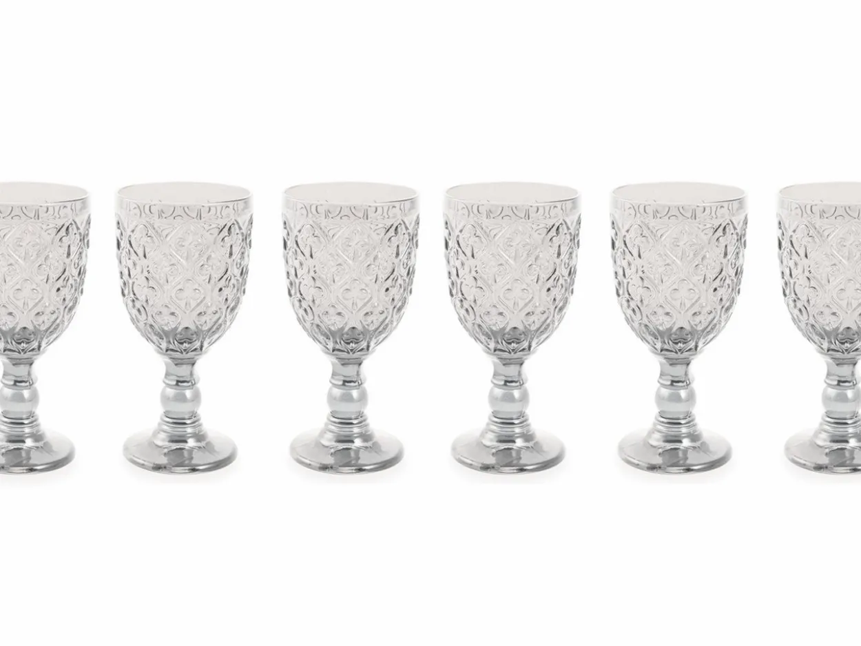 Set calici Marrakech 6 pezzi 280 ml in vetro