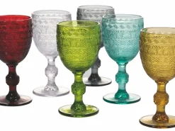Set calici Mexico 6 pezzi 235 ml in vetro