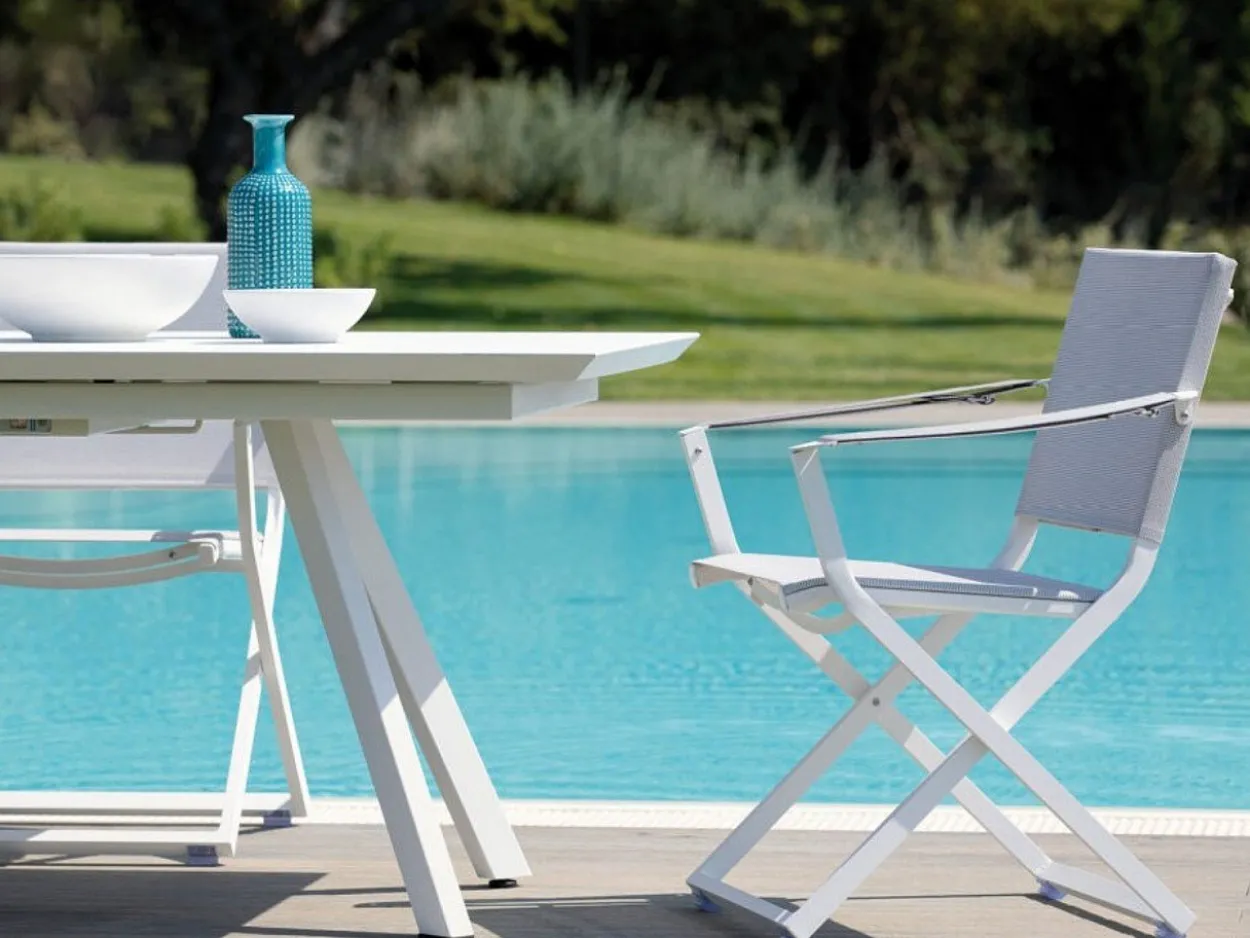 Set da giardino Daisy con 4 Sedie Fellini