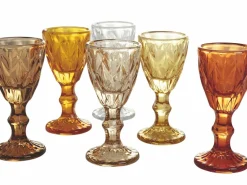 Set liquorini Prisma Shades of Amber 6 pezzi 45 ml in vetro