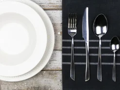 Set posate Cut 24 pezzi in acciaio silver lucido