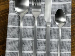 Set posate Lexington 24 pezzi in acciaio opaco silver