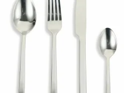 Set posate Lexington 24 pezzi in acciaio lucido silver