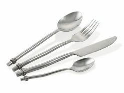 Set posate Materia 24 pezzi in acciaio