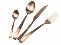 Set posate Park Avenue 24 pezzi in acciaio copper opaco