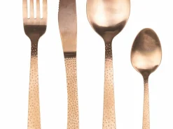 Set posate Stone 24 pezzi copper opaco in acciaio