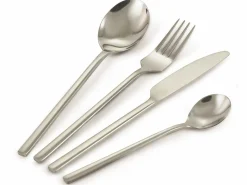 Set posate Stylo 24 pezzi in acciaio lucido silver
