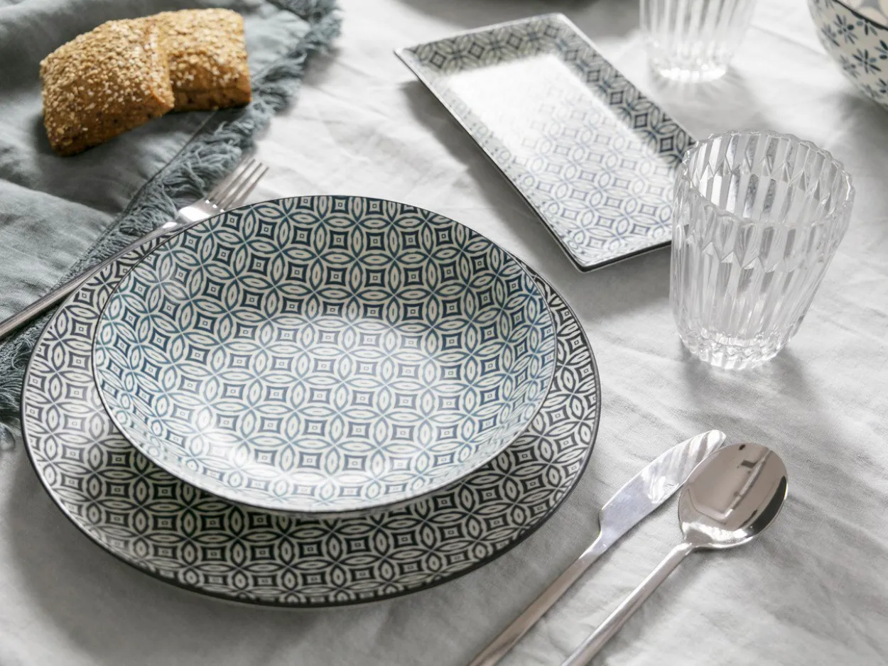 Set posate Stylo 24 pezzi in acciaio lucido silver