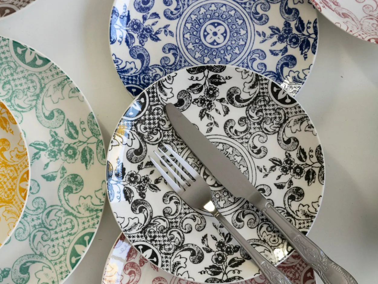 Set posate Wonderland 24 pezzi in acciaio satinato silver