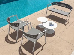 Set Salotto da giardino con 2 tavolini Key