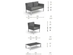 Set Salotto da giardino Step
