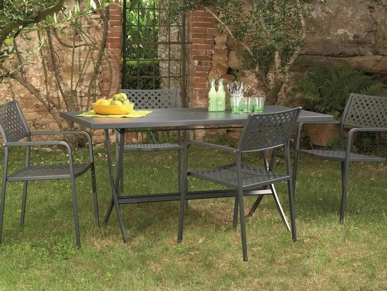 Set Tavolo Jeremy 160 con 4 Sedie Fiammetta