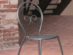 Set Tavolo Posillipo 80 con 4 Sedie Malena