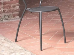 Set Tavolo Posillipo 80 con 4 Sedie Malena