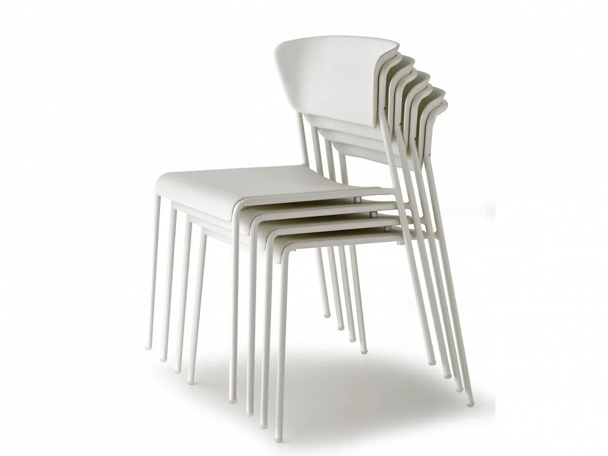 Set tavolo Pranzo 120/200 con 6 sedie Lisa Arcobaleno