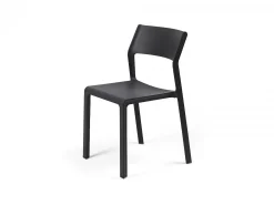 Set tavolo Rio 140/210 Alluminio con 6 sedie Trill Bistrot