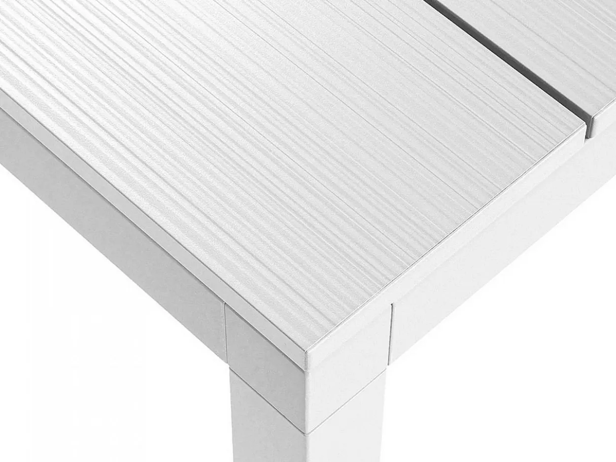 Set tavolo Rio 140/210 Alluminio con 6 sedie Net