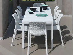 Set tavolo Rio 140/210 con 6 sedie Bit