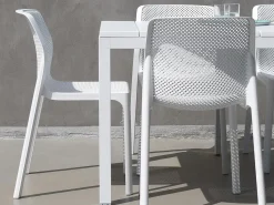 Set tavolo Rio 140/210 con 6 sedie Bit