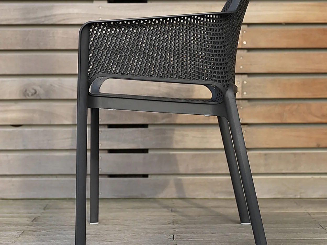 Set tavolo Rio 140/210 con 6 sedie Net